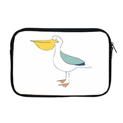 Pelican T-shirtwhite Look Calm Pelican 17 T-shirt (1) Apple Macbook Pro 17  Zipper Case by EnriqueJohnson