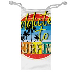 Bright Colorfull Addicted To Surfing T- Shirt Bright Colorfull Addicted To Surfing T- Shirt T- Shirt Jewelry Bag by JamesGoode