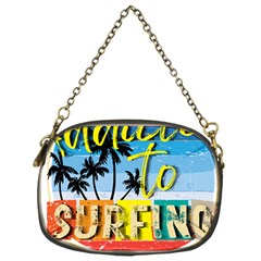 Bright Colorfull Addicted To Surfing T- Shirt Bright Colorfull Addicted To Surfing T- Shirt T- Shirt Chain Purse (one Side) by JamesGoode