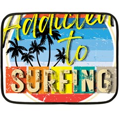 Bright Colorfull Addicted To Surfing T- Shirt Bright Colorfull Addicted To Surfing T- Shirt T- Shirt Fleece Blanket (mini) by JamesGoode