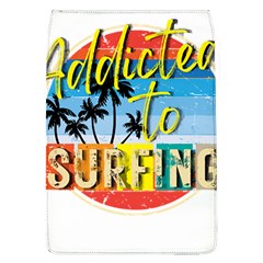 Bright Colorfull Addicted To Surfing T- Shirt Bright Colorfull Addicted To Surfing T- Shirt T- Shirt Removable Flap Cover (l) by JamesGoode