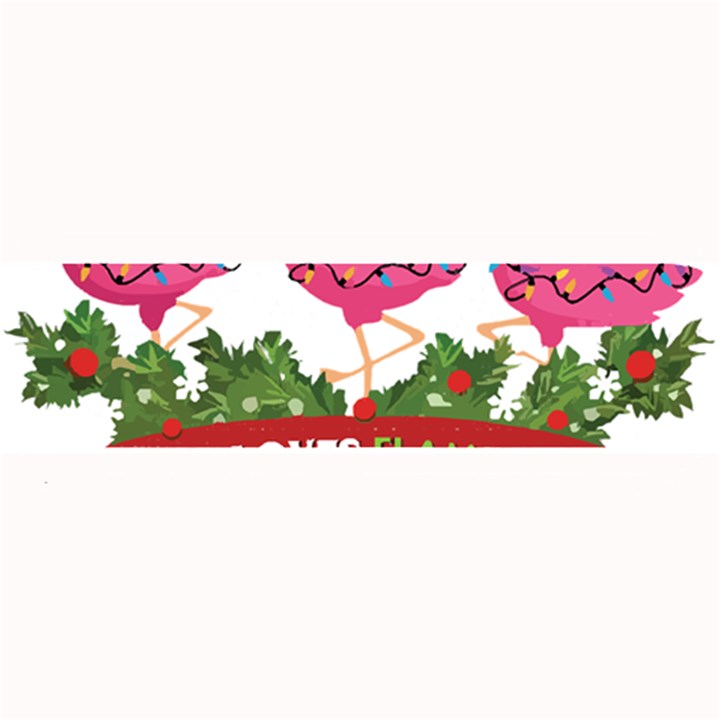 Flamingo T- Shirt Just A Girl Who Loves Flamingos And Christmas T- Shirt Large Bar Mat