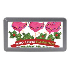 Flamingo T- Shirt Just A Girl Who Loves Flamingos And Christmas T- Shirt Memory Card Reader (mini) by ZUXUMI