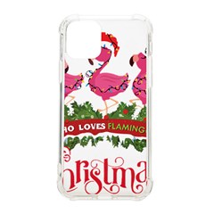 Flamingo T- Shirt Just A Girl Who Loves Flamingos And Christmas T- Shirt Iphone 11 Pro 5 8 Inch Tpu Uv Print Case by ZUXUMI