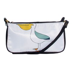 Pelican T-shirtwhite Look Calm Pelican 17 T-shirt Shoulder Clutch Bag by EnriqueJohnson