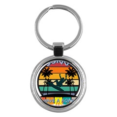 Bright Surfing Design Board Meeting T- Shirt Board Meeting Surfing Bright T Shirt Design T- Shirt Key Chain (round) by JamesGoode