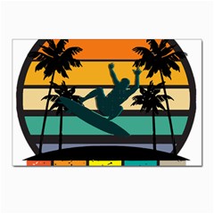 Bright Surfing Design Board Meeting T- Shirt Board Meeting Surfing Bright T Shirt Design T- Shirt Postcards 5  X 7  (pkg Of 10)