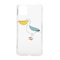 Pelican T-shirtwhite Look Calm Pelican 17 T-shirt Iphone 11 Pro Max 6 5 Inch Tpu Uv Print Case by EnriqueJohnson