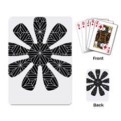 Flower T- Shirt Hi- Tech Flower T- Shirt (1) Playing Cards Single Design (rectangle) by ZUXUMI