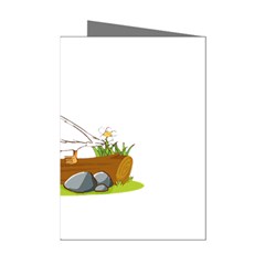 Pelican T-shirtwhite Look Calm Pelican 34 T-shirt Mini Greeting Cards (pkg Of 8) by EnriqueJohnson