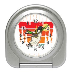 Penguin T-shirtlife Would Be So Boring Without Penguins Penguin T-shirt Travel Alarm Clock by EnriqueJohnson