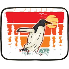 Penguin T-shirtlife Would Be So Boring Without Penguins Penguin T-shirt Fleece Blanket (mini) by EnriqueJohnson