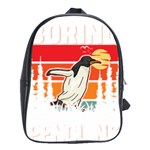 Penguin T-shirtlife Would Be So Boring Without Penguins Penguin T-shirt School Bag (Large) Front