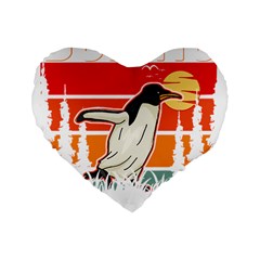 Penguin T-shirtlife Would Be So Boring Without Penguins Penguin T-shirt Standard 16  Premium Heart Shape Cushions by EnriqueJohnson