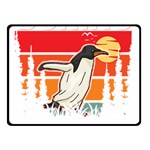 Penguin T-shirtlife Would Be So Boring Without Penguins Penguin T-shirt Two Sides Fleece Blanket (Small) 45 x34  Blanket Front