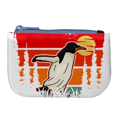 Penguin T-shirtlife Would Be So Boring Without Penguins Penguin T-shirt Large Coin Purse by EnriqueJohnson