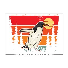 Penguin T-shirtlife Would Be So Boring Without Penguins Penguin T-shirt Crystal Sticker (a4) by EnriqueJohnson