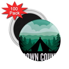 Brown County State Park T- Shirt Brown County State Park I N Camping T- Shirt 2 25  Magnets (100 Pack)  by JamesGoode