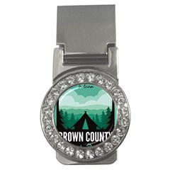 Brown County State Park T- Shirt Brown County State Park I N Camping T- Shirt Money Clips (cz)  by JamesGoode