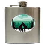 Brown County State Park T- Shirt Brown County State Park I N Camping T- Shirt Hip Flask (6 oz) Front