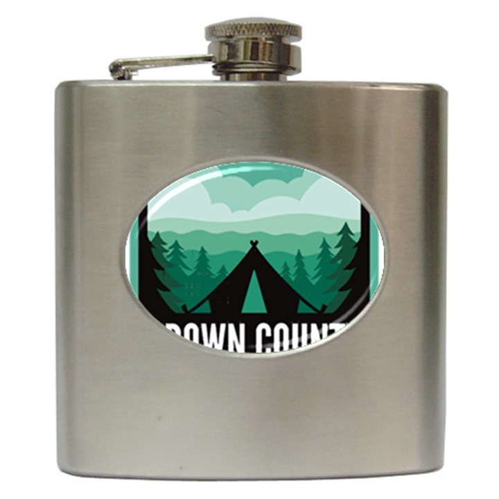 Brown County State Park T- Shirt Brown County State Park I N Camping T- Shirt Hip Flask (6 oz)