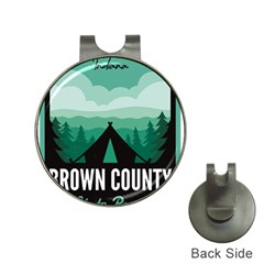 Brown County State Park T- Shirt Brown County State Park I N Camping T- Shirt Hat Clips With Golf Markers by JamesGoode