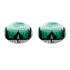 Brown County State Park T- Shirt Brown County State Park I N Camping T- Shirt Cufflinks (oval) by JamesGoode