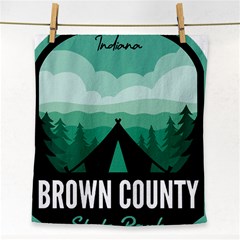 Brown County State Park T- Shirt Brown County State Park I N Camping T- Shirt Face Towel by JamesGoode