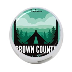 Brown County State Park T- Shirt Brown County State Park I N Camping T- Shirt 4-port Usb Hub (one Side) by JamesGoode