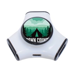 Brown County State Park T- Shirt Brown County State Park I N Camping T- Shirt 3-port Usb Hub by JamesGoode