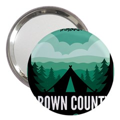 Brown County State Park T- Shirt Brown County State Park I N Camping T- Shirt 3  Handbag Mirrors by JamesGoode