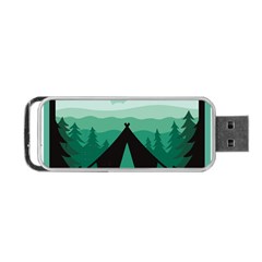 Brown County State Park T- Shirt Brown County State Park I N Camping T- Shirt Portable Usb Flash (one Side) by JamesGoode