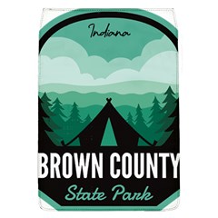 Brown County State Park T- Shirt Brown County State Park I N Camping T- Shirt Removable Flap Cover (l) by JamesGoode