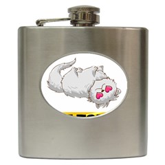 Persian Cat T-shirtnope Not Today Persian Cat 01 T-shirt Hip Flask (6 Oz) by EnriqueJohnson