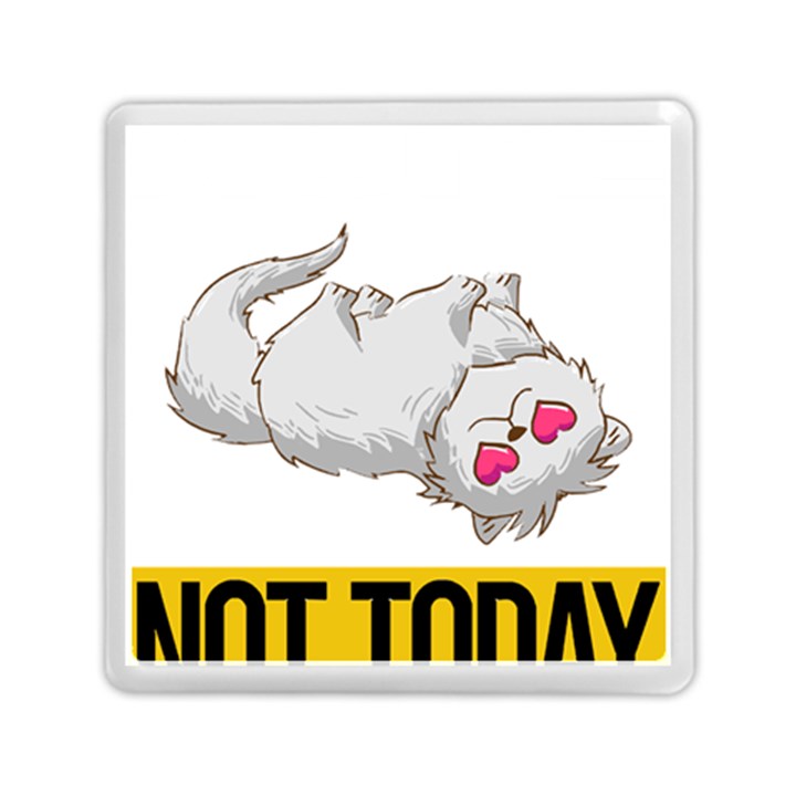 Persian Cat T-shirtnope Not Today Persian Cat 01 T-shirt Memory Card Reader (Square)