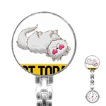 Persian Cat T-shirtnope Not Today Persian Cat 01 T-shirt Stainless Steel Nurses Watch Front