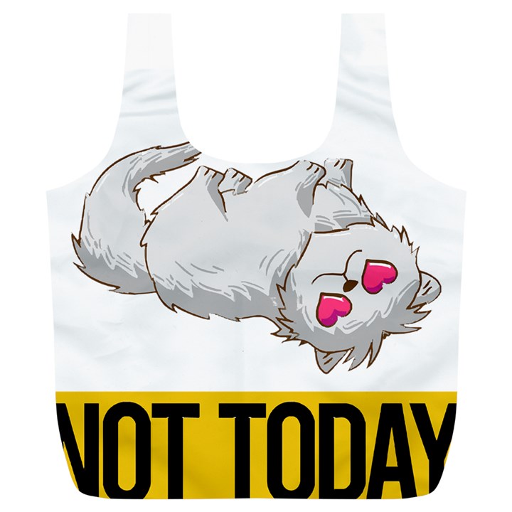 Persian Cat T-shirtnope Not Today Persian Cat 01 T-shirt Full Print Recycle Bag (XL)