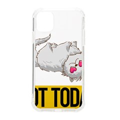 Persian Cat T-shirtnope Not Today Persian Cat 01 T-shirt Iphone 11 Tpu Uv Print Case by EnriqueJohnson