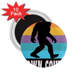 Brown County T- Shirt Brown County State Park Camping Bigfoot Nashville Indiana T- Shirt 2.25  Magnets (10 pack)  Front