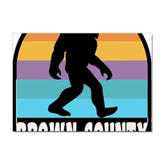 Brown County T- Shirt Brown County State Park Camping Bigfoot Nashville Indiana T- Shirt Sticker A4 (100 Pack) by JamesGoode