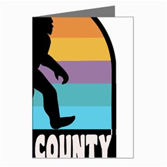 Brown County T- Shirt Brown County State Park Camping Bigfoot Nashville Indiana T- Shirt Greeting Cards (pkg Of 8) by JamesGoode