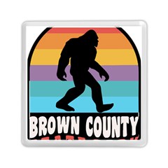 Brown County T- Shirt Brown County State Park Camping Bigfoot Nashville Indiana T- Shirt Memory Card Reader (square) by JamesGoode