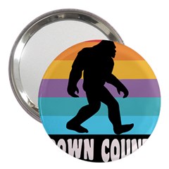 Brown County T- Shirt Brown County State Park Camping Bigfoot Nashville Indiana T- Shirt 3  Handbag Mirrors by JamesGoode