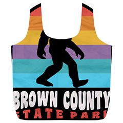 Brown County T- Shirt Brown County State Park Camping Bigfoot Nashville Indiana T- Shirt Full Print Recycle Bag (xl) by JamesGoode