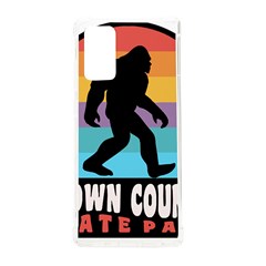 Brown County T- Shirt Brown County State Park Camping Bigfoot Nashville Indiana T- Shirt Samsung Galaxy Note 20 Tpu Uv Case by JamesGoode