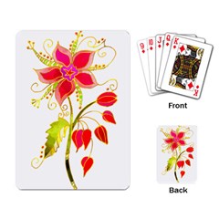 Flowers Art T- Shirtflower T- Shirt Playing Cards Single Design (rectangle) by ZUXUMI