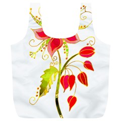 Flowers Art T- Shirtflower T- Shirt Full Print Recycle Bag (xl) by ZUXUMI