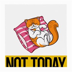 Persian Cat T-shirtnope Not Today Persian Cat 20 T-shirt Medium Glasses Cloth (2 Sides) by EnriqueJohnson