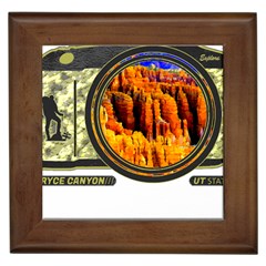 Bryce Canyon National Park T- Shirt Bryce Canyon National Park Adventure, Utah, Photographers T- Shi Framed Tile by JamesGoode