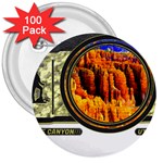 Bryce Canyon National Park T- Shirt Bryce Canyon National Park Adventure, Utah, Photographers T- Shi 3  Buttons (100 pack)  Front